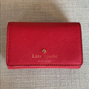 Red Kate Spade Wallet